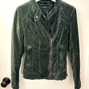 BNCI Blanc Noir Faux Velvet Jacket